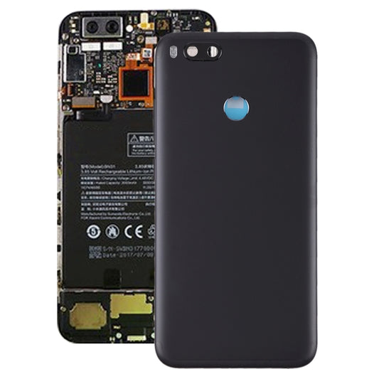 Back Cover with Camera Lens for Xiaomi Mi 5X / A1(Black) - Back Cover by buy2fix | Online Shopping UK | buy2fix