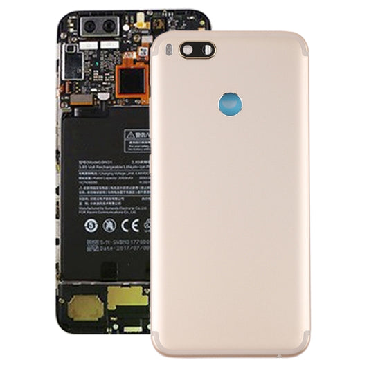 Back Cover with Camera Lens for Xiaomi Mi 5X / A1(Gold) - Back Cover by buy2fix | Online Shopping UK | buy2fix