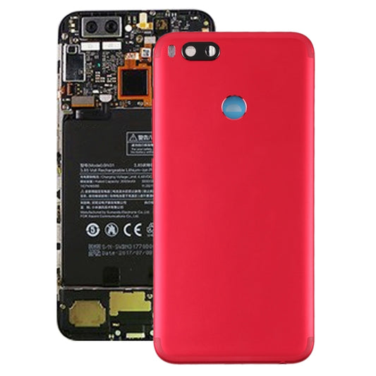 Back Cover with Camera Lens for Xiaomi Mi 5X / A1(Red) - Back Cover by buy2fix | Online Shopping UK | buy2fix