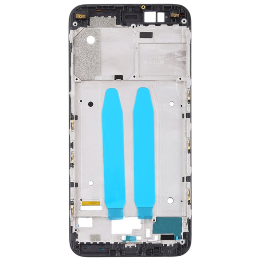 Front Housing LCD Frame Bezel for Xiaomi Mi 5X / A1(Black) - Frame Bezel Plate by buy2fix | Online Shopping UK | buy2fix