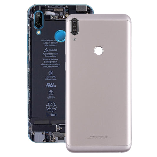 Back Cover with Camera Lens & Side Keys for Asus Zenfone Max Pro (M1) / ZB601KL(Silver) - Back Cover by buy2fix | Online Shopping UK | buy2fix