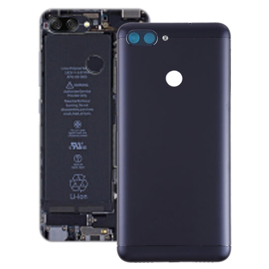 Back Cover with Camera Lens & Side Keys for Asus Zenfone Max Plus (M1) / ZB570TL(Black) - Back Cover by buy2fix | Online Shopping UK | buy2fix