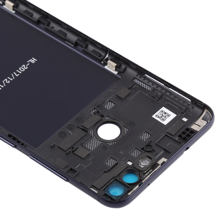 Back Cover with Camera Lens & Side Keys for Asus Zenfone Max Plus (M1) / ZB570TL(Black) - Back Cover by buy2fix | Online Shopping UK | buy2fix