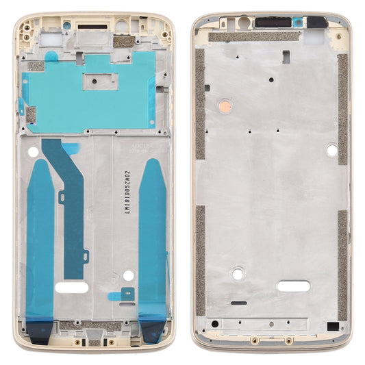 Front Housing LCD Frame Bezel for Motorola Moto E5(Gold) - Frame Bezel Plate by buy2fix | Online Shopping UK | buy2fix