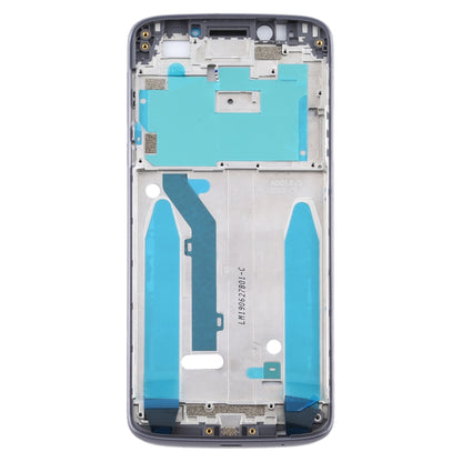 Front Housing LCD Frame Bezel for Motorola Moto E5(Grey) - Frame Bezel Plate by buy2fix | Online Shopping UK | buy2fix