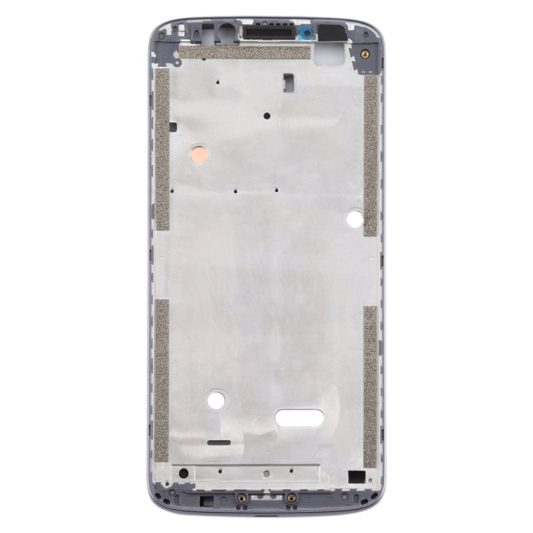 Front Housing LCD Frame Bezel for Motorola Moto E5(Grey) - Frame Bezel Plate by buy2fix | Online Shopping UK | buy2fix