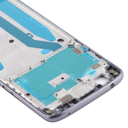Front Housing LCD Frame Bezel for Motorola Moto E5(Grey) - Frame Bezel Plate by buy2fix | Online Shopping UK | buy2fix