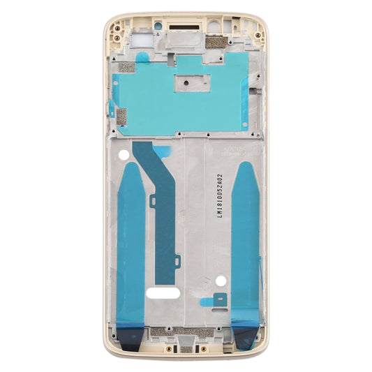 Front Housing LCD Frame Bezel for Motorola Moto E5(Gold) - Frame Bezel Plate by buy2fix | Online Shopping UK | buy2fix
