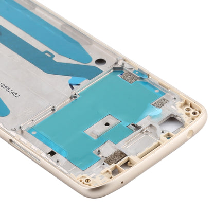 Front Housing LCD Frame Bezel for Motorola Moto E5(Gold) - Frame Bezel Plate by buy2fix | Online Shopping UK | buy2fix