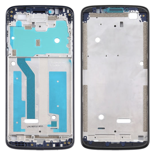 Front Housing LCD Frame Bezel for Motorola Moto G6 Play(Black)