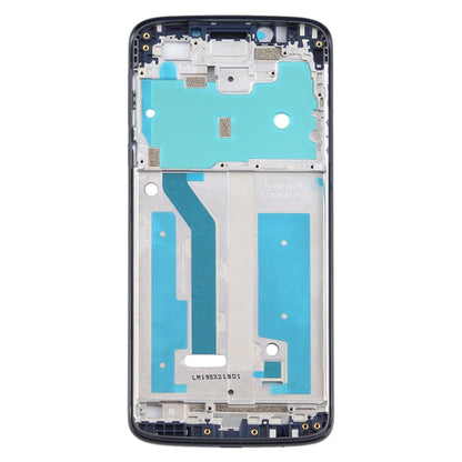 Front Housing LCD Frame Bezel for Motorola Moto G6 Play(Black) - Frame Bezel Plate by buy2fix | Online Shopping UK | buy2fix