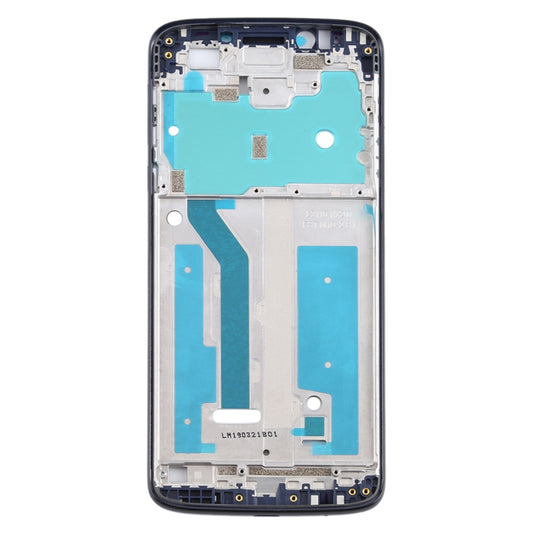 Front Housing LCD Frame Bezel for Motorola Moto G6 Play(Black) - Frame Bezel Plate by buy2fix | Online Shopping UK | buy2fix