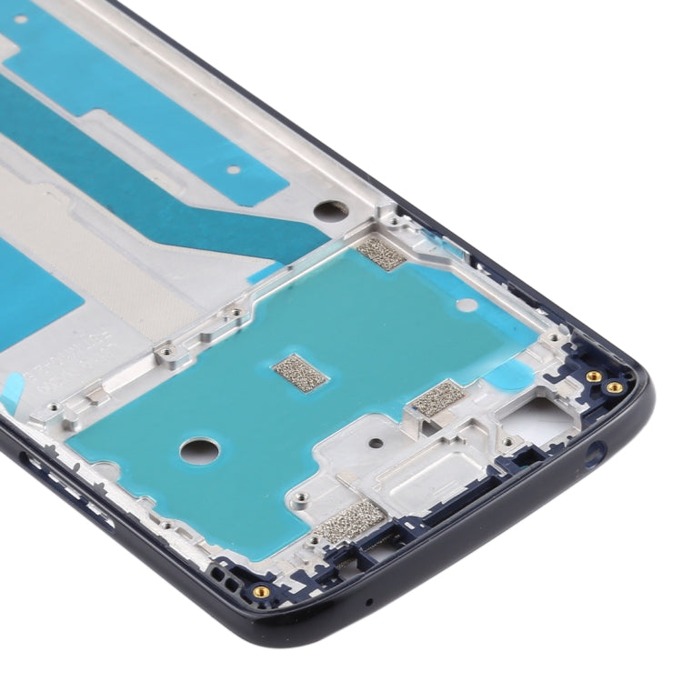 Front Housing LCD Frame Bezel for Motorola Moto G6 Play(Black) - Frame Bezel Plate by buy2fix | Online Shopping UK | buy2fix