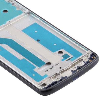 Front Housing LCD Frame Bezel for Motorola Moto G6 Play(Black) - Frame Bezel Plate by buy2fix | Online Shopping UK | buy2fix