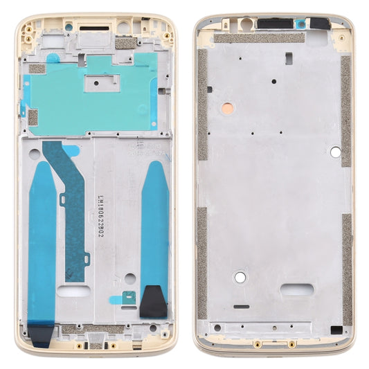 Front Housing LCD Frame Bezel for Motorola Moto G6 Play (Gold) - Frame Bezel Plate by buy2fix | Online Shopping UK | buy2fix