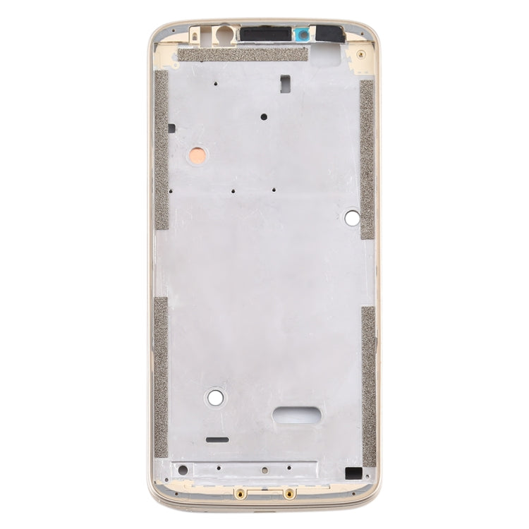 Front Housing LCD Frame Bezel for Motorola Moto G6 Play (Gold) - Frame Bezel Plate by buy2fix | Online Shopping UK | buy2fix