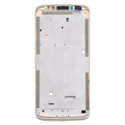 Front Housing LCD Frame Bezel for Motorola Moto G6 Play (Gold) - Frame Bezel Plate by buy2fix | Online Shopping UK | buy2fix