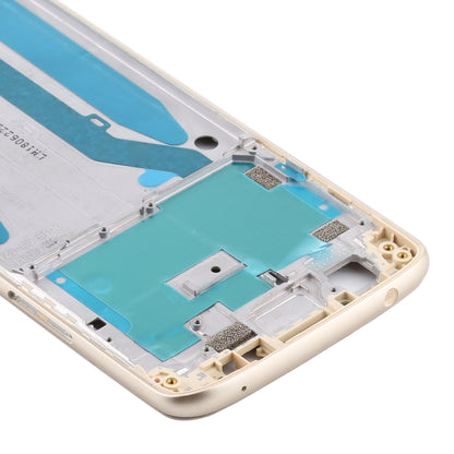 Front Housing LCD Frame Bezel for Motorola Moto G6 Play (Gold) - Frame Bezel Plate by buy2fix | Online Shopping UK | buy2fix