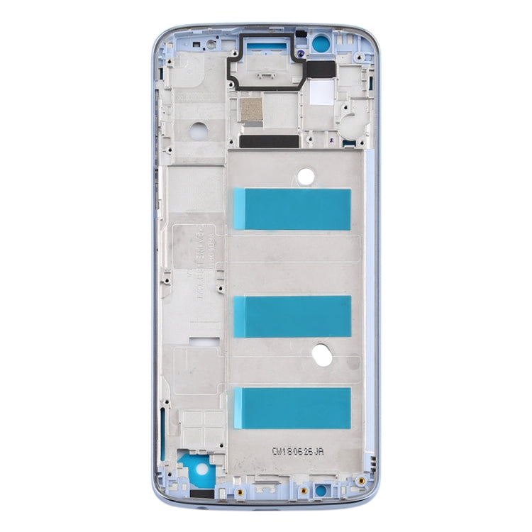 Front Housing LCD Frame Bezel for Motorola Moto G6 Plus(Blue) - Frame Bezel Plate by buy2fix | Online Shopping UK | buy2fix