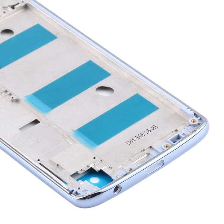 Front Housing LCD Frame Bezel for Motorola Moto G6 Plus(Blue) - Frame Bezel Plate by buy2fix | Online Shopping UK | buy2fix