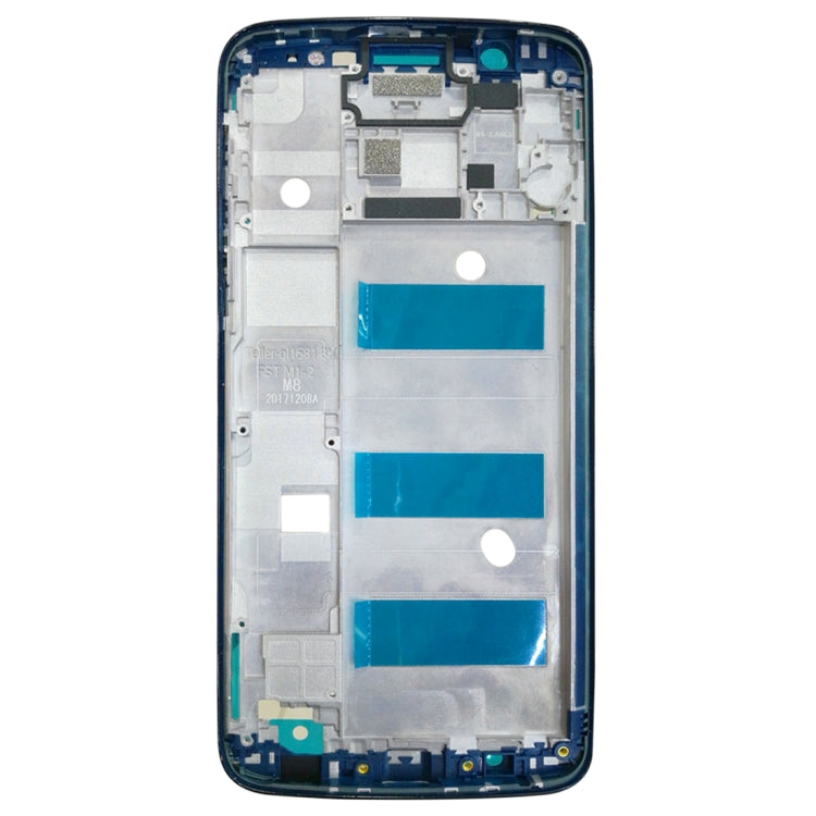 Front Housing LCD Frame Bezel for Motorola Moto G6 Plus(Black) - Frame Bezel Plate by buy2fix | Online Shopping UK | buy2fix