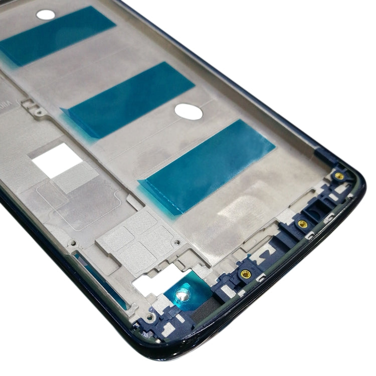 Front Housing LCD Frame Bezel for Motorola Moto G6 Plus(Black) - Frame Bezel Plate by buy2fix | Online Shopping UK | buy2fix