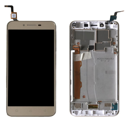 OEM LCD Screen for Lenovo Vibe K5 A6020A40 Digitizer Full Assembly with Frame (Gold) - LCD Screen by buy2fix | Online Shopping UK | buy2fix