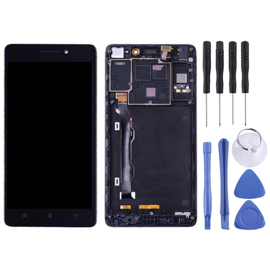 OEM LCD Screen for Lenovo K3 Note / K50-T5 Digitizer Full Assembly with Frame (Black) - LCD Screen by buy2fix | Online Shopping UK | buy2fix