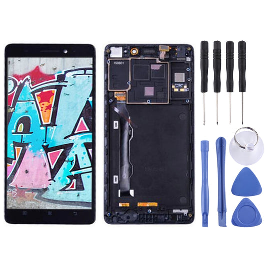 OEM LCD Screen for Lenovo K3 Note / K50-T5 Digitizer Full Assembly with Frame (Black) - LCD Screen by buy2fix | Online Shopping UK | buy2fix