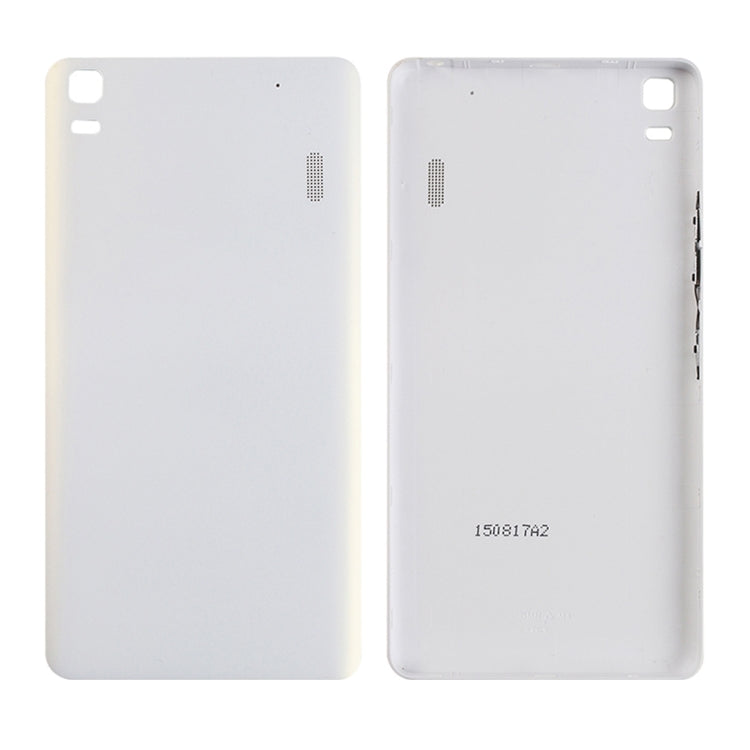 For Lenovo A7000 Battery Back Cover(White) - Back Cover by buy2fix | Online Shopping UK | buy2fix