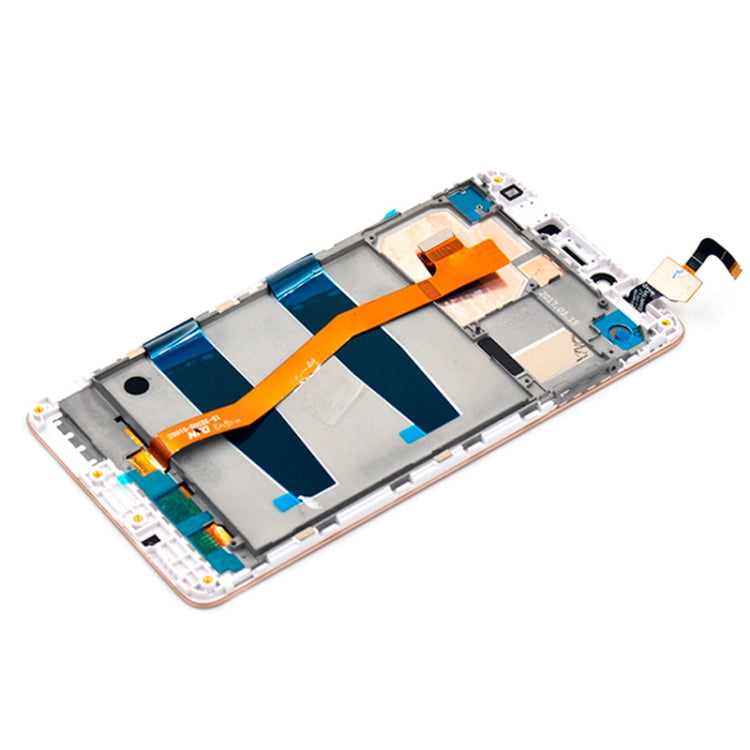 OEM LCD Screen for 5.5 inch Lenovo K6 Note K53a48 Digitizer Full Assembly with Frame (Gold) - LCD Screen by buy2fix | Online Shopping UK | buy2fix
