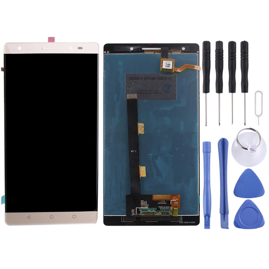 OEM LCD Screen for Lenovo Phab 2 Plus with Digitizer Full Assembly (Gold) - LCD Screen by buy2fix | Online Shopping UK | buy2fix