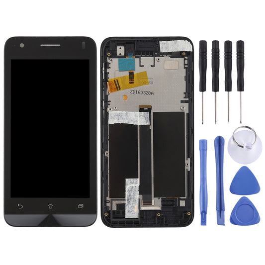 OEM LCD Screen for Asus Zenfone C ZC451CG Digitizer Full Assembly with Frame（Black) - LCD Screen by buy2fix | Online Shopping UK | buy2fix