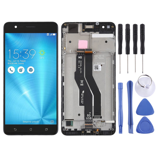 OEM LCD Screen for Asus Zenfone 3 Zoom ZE553KL Digitizer Full Assembly with Frame（Black) - LCD Screen by buy2fix | Online Shopping UK | buy2fix