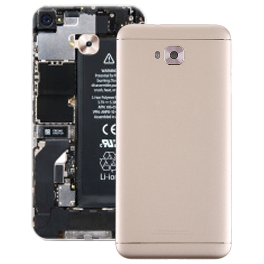 Back Cover with Side Keys & Camera Lens for Asus ZenFone 4 Selfie ZD553KL(Gold) - Back Cover by buy2fix | Online Shopping UK | buy2fix