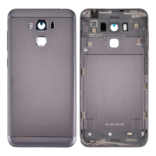 Aluminum Alloy Back Battery Cover for Asus ZenFone 3 Max / ZC553KL (Grey) - Back Cover by buy2fix | Online Shopping UK | buy2fix