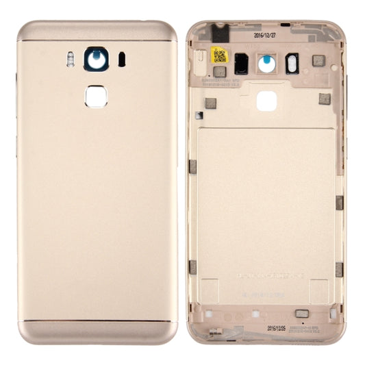 Aluminum Alloy Back Battery Cover for Asus ZenFone 3 Max / ZC553KL (Gold) - Back Cover by buy2fix | Online Shopping UK | buy2fix