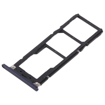 2 SIM Card Tray + Micro SD Card Tray for Asus ZenFone 4 Max ZC520KL(Blue) - Card Tray by buy2fix | Online Shopping UK | buy2fix