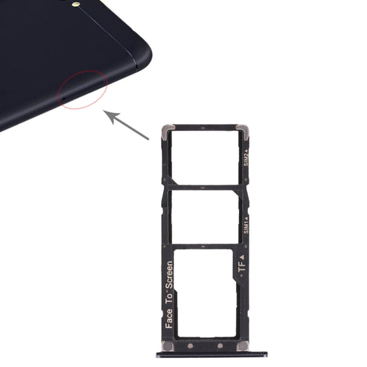2 SIM Card Tray + Micro SD Card Tray for Asus Zenfone 4 Max ZC554KL(Blue) - Card Tray by buy2fix | Online Shopping UK | buy2fix