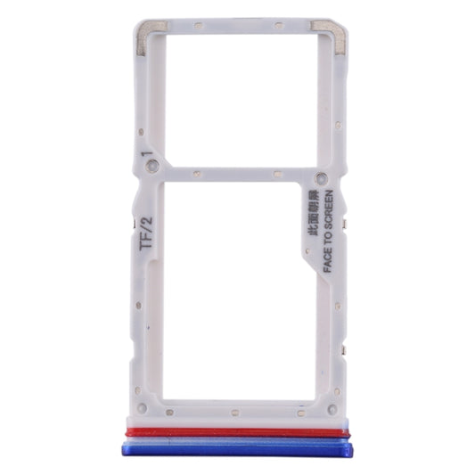 SIM Card Tray + SIM / Micro SD Card Tray for Xiaomi Redmi K30 4G(Blue) - Card Tray by buy2fix | Online Shopping UK | buy2fix