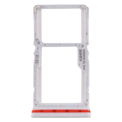 SIM Card Tray + SIM / Micro SD Card Tray for Xiaomi Redmi K30 4G(White) - Card Tray by buy2fix | Online Shopping UK | buy2fix