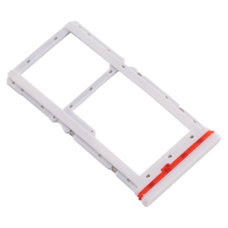 SIM Card Tray + SIM / Micro SD Card Tray for Xiaomi Redmi K30 4G(White) - Card Tray by buy2fix | Online Shopping UK | buy2fix