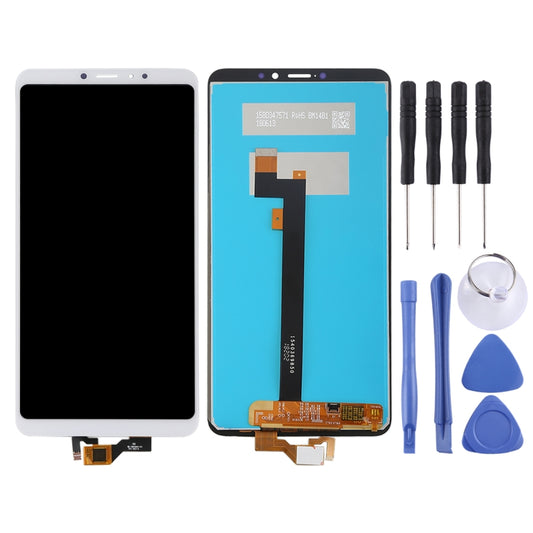 LCD Screen and Digitizer Full Assembly for Xiaomi Mi Max 3(White) - LCD Screen by buy2fix | Online Shopping UK | buy2fix