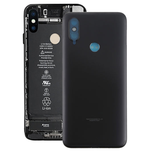 Back Cover for Xiaomi Mi 6X / A2(Black) - Back Cover by buy2fix | Online Shopping UK | buy2fix