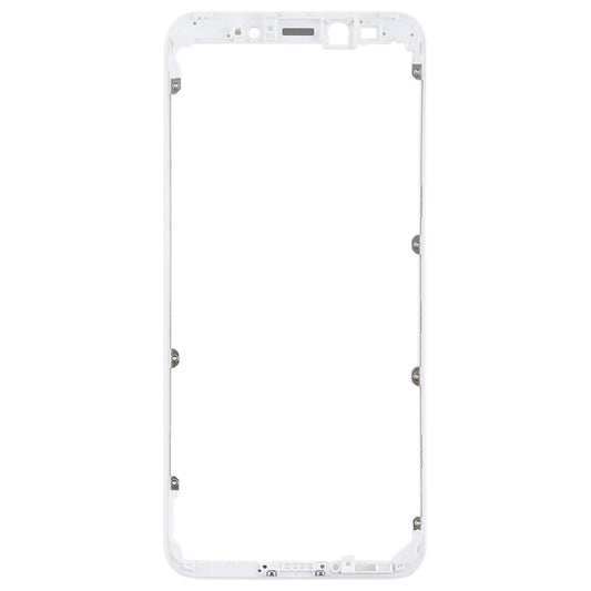 Front Housing LCD Frame Bezel Holder for Xiaomi Mi 6X / A2(White) - Frame Bezel Plate by buy2fix | Online Shopping UK | buy2fix