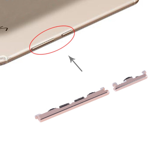 For Vivo X9 Plus Side Keys (Gold) - Home key & Side Key by buy2fix | Online Shopping UK | buy2fix