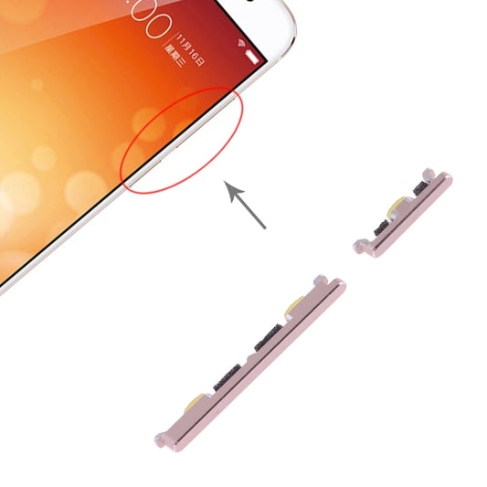 For Vivo X9 Side Keys (Gold) - Home key & Side Key by buy2fix | Online Shopping UK | buy2fix