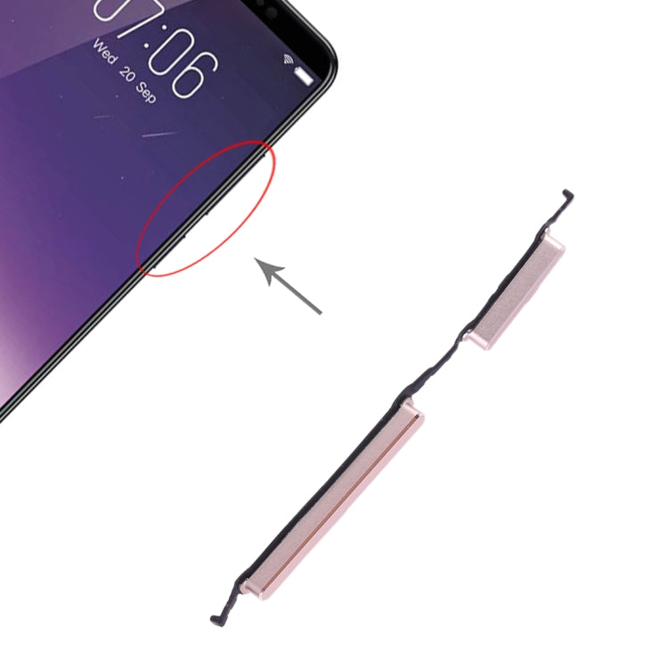 For Vivo Y79 Side Keys (Gold) - Home key & Side Key by buy2fix | Online Shopping UK | buy2fix