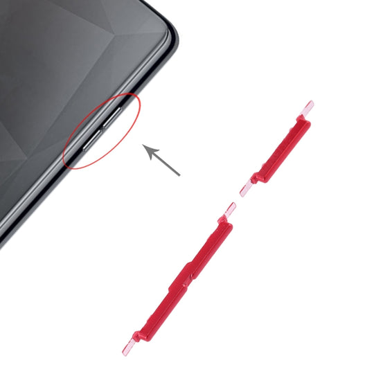 Touches latérales pour OPPO A3 (Rouge)