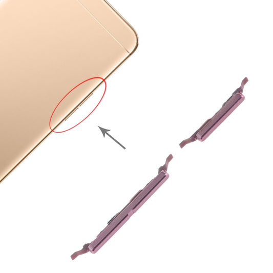 For OPPO A37 Side Keys(Rose Gold) - Home key & Side Key by buy2fix | Online Shopping UK | buy2fix